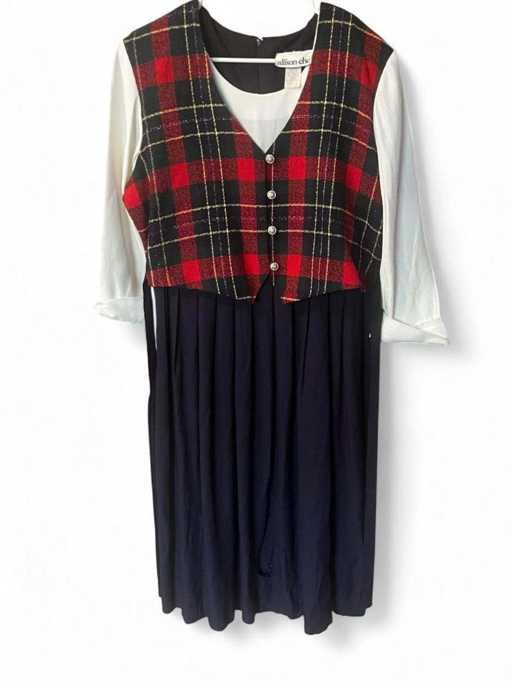 Vintage Allison Ché Tie Back Dress